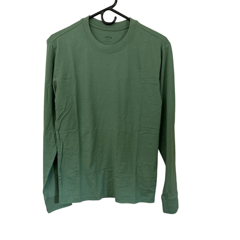 ALLBIRDS Organic Cotton Long Sleeve Tee Hazy Cargo Men Size XS New